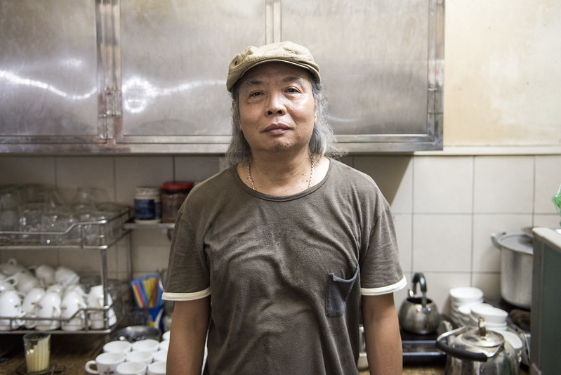 Customers at the famous Cafe Giang are enjoying “cà phê trúng”, or egg coffee, a Hanoi specialty in which creamy egg white foam is served on top of dense coffee