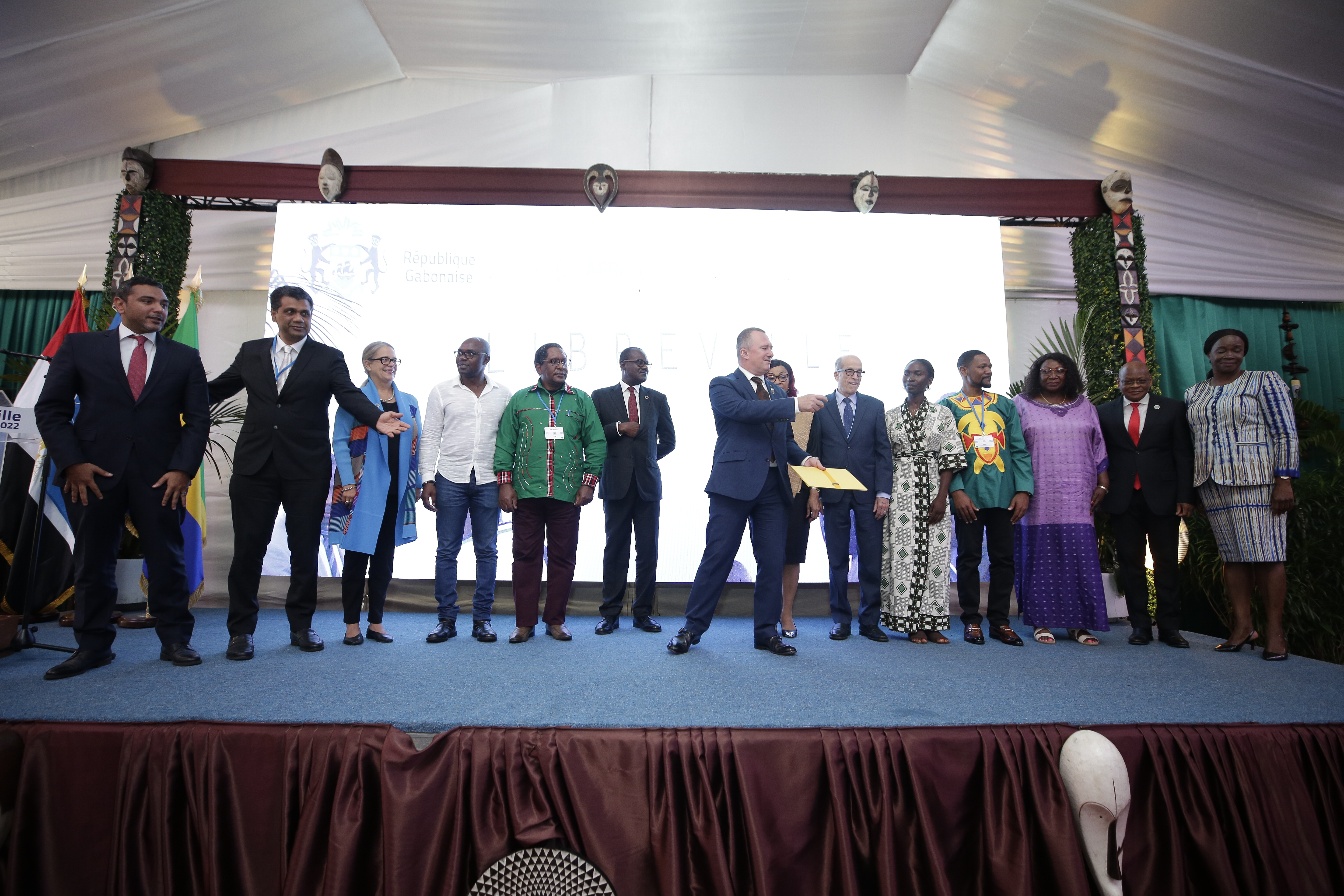 participants of the Africa Climate Week in Gabon