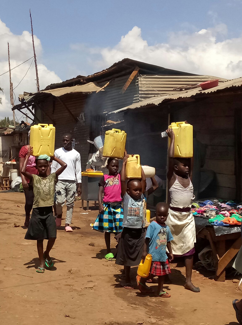  Water is not always easy to come by (credit: Griet Dierckxsens)
