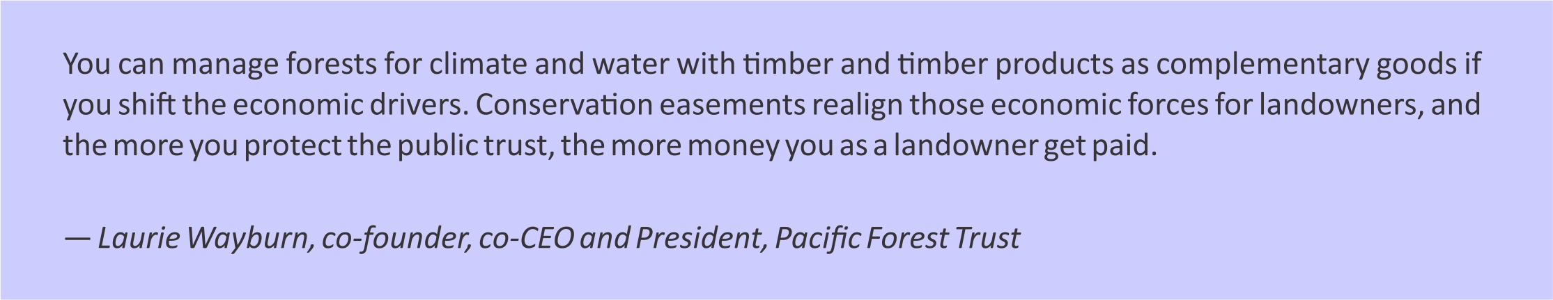 Conservation easements as a tool to implement REDD+