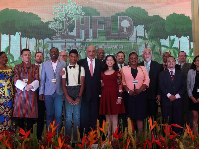 Recognizing the role of high forest cover, low deforestation developing countries in providing solut