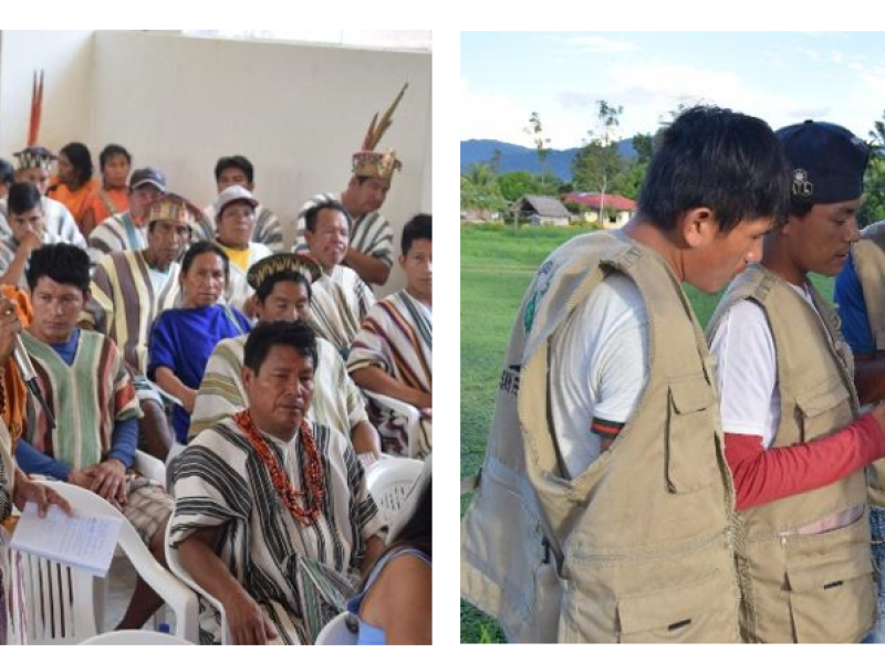 Capacity building activities with communities from Satipo-Junín