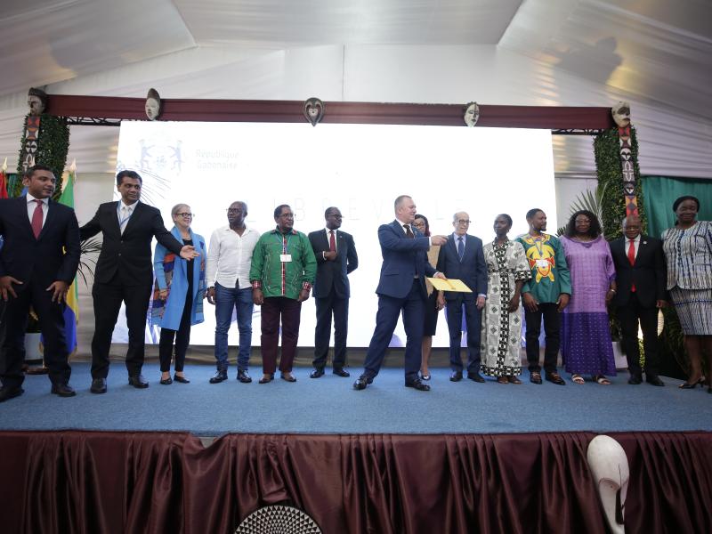 participants of the Africa Climate Week in Gabon